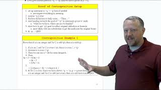 9  Proof of Contrapositive [upl. by Dorweiler]