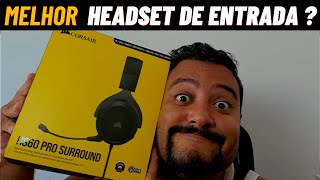 Headset Cosair HS60 Pro Review  SERÁ QUE COMPENSA [upl. by Ykcor168]