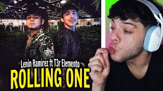 REACCIÓN ROLLING ONE  Lenin Ramirez ft T3r Elemento Video Oficial 2018 [upl. by Eelram325]