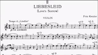 Trinity TCL Violin 20202023 Grade 6 B5 Kreisler Liebesleid Loves Sorrow Sheet Music [upl. by Tonl]