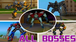 Transformers Decepticons  All Bosses [upl. by Serg392]