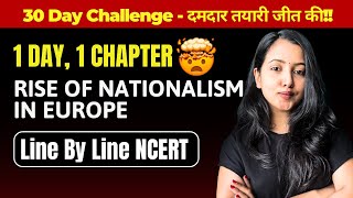 RISE OF NATIONALISM IN EUROPE FULL CHAPTER  CLASS 10 HISTORY  WITH PYQs  SHUBHAM PATHAK class10 [upl. by Elburt]