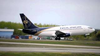 Nolinor  Boeing 737200 landing  CGTUK  ValdOr CYVO [upl. by Notyarb614]