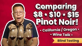 15 and Under Affordable Pinot Noir Blind Tasting ft CostcoKirkland Wine  Wine Verdict [upl. by Yennej]