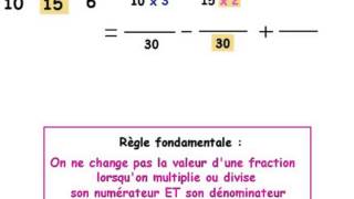 Effectuer des calculs de fractions 1  Troisième [upl. by Harbison]