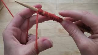 Tutoriel Tricot  Montage Tubulaire à litalienne côtes 1x1 [upl. by Eanram]