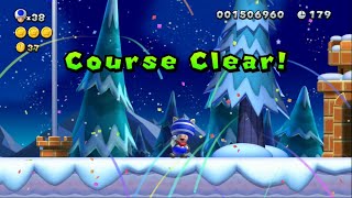 New Super Mario Bros U Deluxe Playthrough Part 4 Frosted Glacier [upl. by Kial]