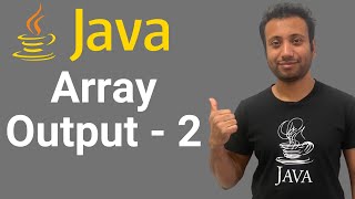 Java Bangla Tutorials 80  Array  find output program part2 [upl. by Lleinad]