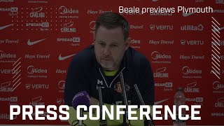 quotEveryones playing for somethingquot  Beale Previews Plymouth  Press Conference [upl. by Cynara]