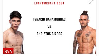 Ignacio Bahamondes with first round KNOCKOUT over Christos Giago HEADKICK KO MMA GURU Commentary [upl. by Tsan]