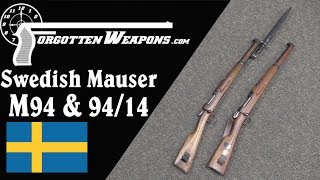 Swedish Mauser Carbines  m94 and m9414 [upl. by Neehsar661]