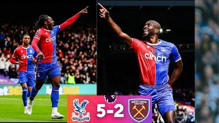 Crystal Palace vs West Ham 52 EPL highlights 2024  Olise goal  Eze goal  Mateta goal [upl. by Ambros]