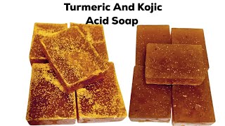 How To Make Turmeric And Kojic Acid Soap [upl. by Rafaello992]