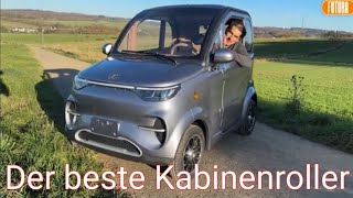 Kabinenroller Flow 45 kmh das super Mini EAuto für die Stadt und Umgebung 4000 Watt Elektromobil [upl. by Oidiple674]