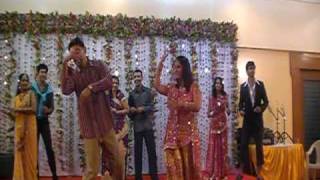 couples dance at ratis wedding phir milenge chalte chalte [upl. by Atnahs]