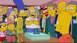 The Simpsons Bart’s Birthday Scene Season 36 Episode 1 [upl. by Moguel85]