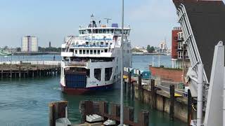 WightLink Ferry Arriving in Portsmouth [upl. by Tessy143]