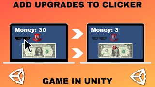 Adding Upgrades  Clicker Game in Unity Pt 2 [upl. by Aener812]