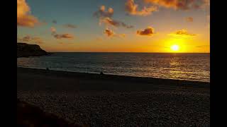 Chesil beach sunset [upl. by Akerehs]