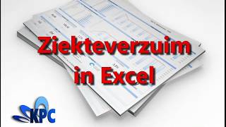 Ziekteverzuim in Excel [upl. by Mackay309]