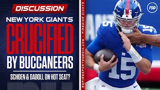 Giants Crucified By Bucs  Schoen and Daboll on the HOT Seat [upl. by Kreiker]