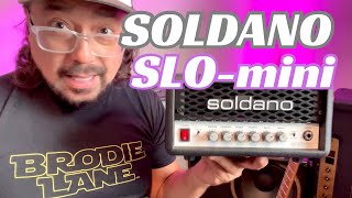 Soldano SLO mini Amp Tiny Size Huge Tone 1st Impressions  Gear Review [upl. by Countess]