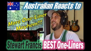 Stewart Francis BEST One Liners Australian Reacts [upl. by Alidia]