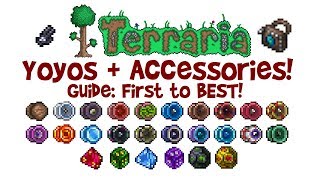 Terraria ALLBEST Yoyo Guide  Accessories Build Loadout Yoyo Bag Class How to Get 13 [upl. by Nylzor]