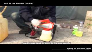 How to use Fogging Machine  KB100 [upl. by Howell88]