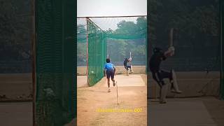 Go 50  Bowling practice in nets sports cricket shorts [upl. by Ecirtap485]