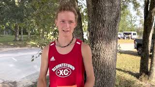 Blountstown Home Meet  7th place  Hunter Shuler running 5k crosscountry highschool [upl. by Solhcin]