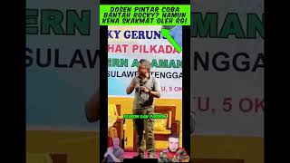 Ketika Dosen Coba Menghadang Rocky Gerung Langsung Skakmat Telak 🔥🎓rockygerung [upl. by Havot]