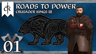 Lets Play Crusader Kings 3 III Roads to Power  CK3 Roleplay Landless Adventurer Gameplay Episode 1 [upl. by Jp]