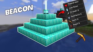 Finally I make a Beacon in my world  minecraft gameplay  7 [upl. by Shem]