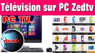 Télévision TNT sur PC avec ZedTV gratuit [upl. by Aihsenor]