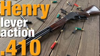 Henry’s lever action 410 shotgun is sweet [upl. by Winifred967]