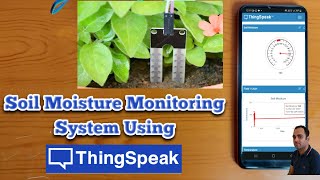 Soil Moisture Temperature Humidity Monitor Using ESP8266 and ThingSpeak  ThingSpeak IOT Projects [upl. by Ahsenet]