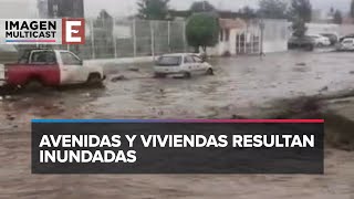 Edomex bajo el agua Severas inundaciones en Ixtapaluca y Chalco por lluvias [upl. by Etiam]