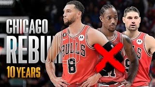 TRADING EVERYONE 10 Year Chicago Bulls Rebuild [upl. by Derrick755]