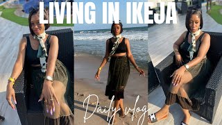 Living In Ikeja  Skincare Routine  Paradise Beach Hangout  Ferries Wheel Ride  2024 Vlogs [upl. by Ardnasac]