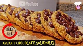 ​❗​​❗​Tenes 1 Huevo y Avena 🍪​Haz estas GALLETAS DE AVENA Y CHOCOLATE 🍪​ ​Sin harina  ​Sin azúcar​ [upl. by Ardnasak]