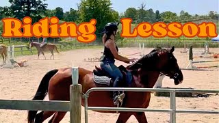 MY FIRST REFUSAL  Tack Up And Ride With Me GoPro [upl. by Ahseele76]