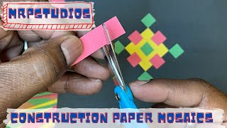 Art Lessons for Kids Construction Paper Mosaics [upl. by Ecirtnahs]