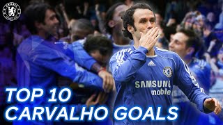 Top 10 Ricardo Carvalho Goals  Chelsea Tops [upl. by Ettenauq496]