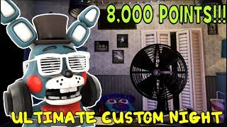 4020 MODE COMPLETE  FNAF 4 OFFICE UNLOCKED  FNAF Ultimate Custom Night PART 5 [upl. by Enneicul]