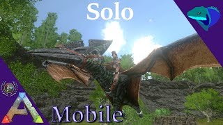 PTERANODON TAMING HOW TO MAKE DODO KIBBLE AND PATREON INFO Solo ARK Mobile S1E10 [upl. by Ayal]