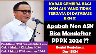 KABAR GEMBIRA ‼️ Honorer Yang Tidak Terdata Di BKN Dapat Ikut Seleksi PPPK kangedibae [upl. by Eimareg]