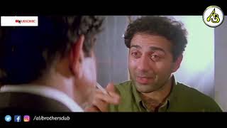 Sunny deol Gali dub  Amrish Puri funny dubbing  Comedy Scene  AB black [upl. by Drusus297]