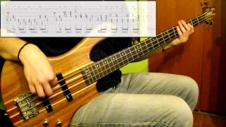 Bad Company  Movin On Bass Only Play Along Tabs In Video [upl. by Masera]