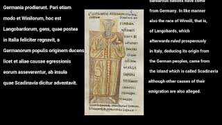 Paul The Deacon History of The Lombards LATINA PAULI DIACONI HISTORIAE LANGOBARDORUM  Book 1 13 [upl. by Ttoille]